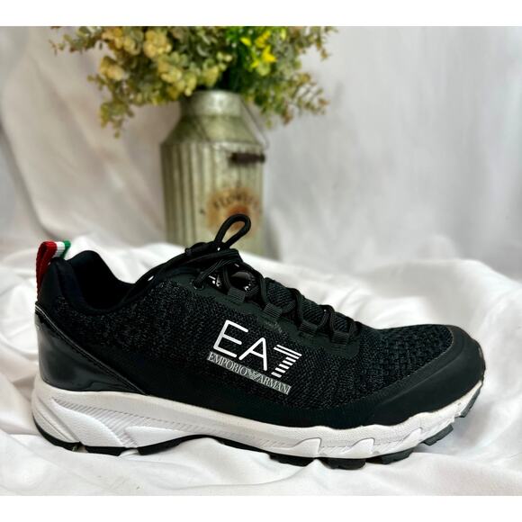 Emporio Armani Ea7 Crusher Distance Trainers Sneakers Mens Black 8 main image 6